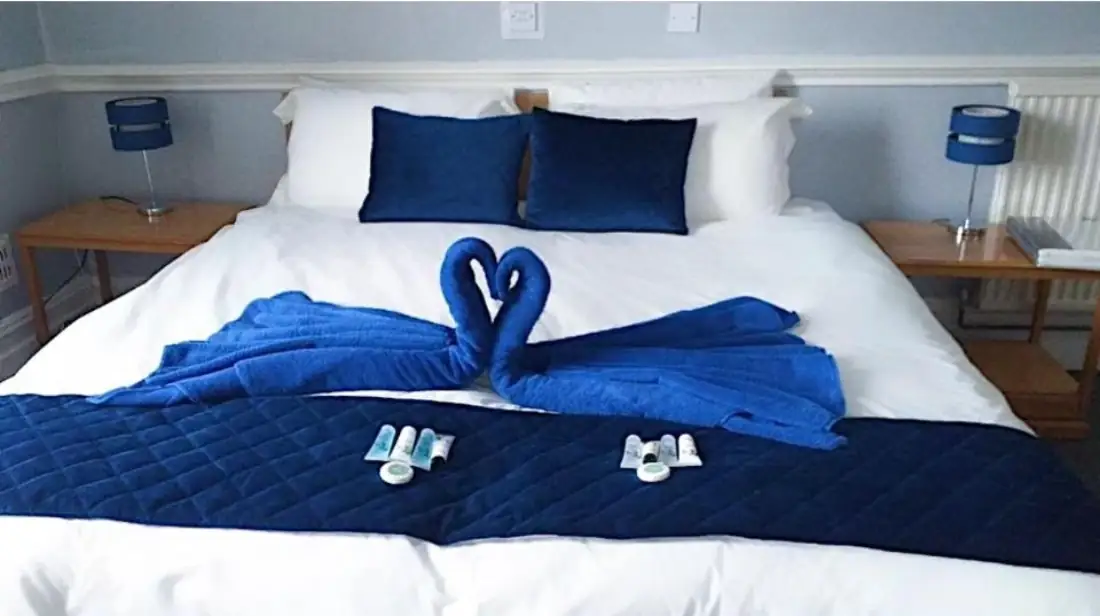 Comfortable bedroom at Royal Hotel Sheerness with crisp linens